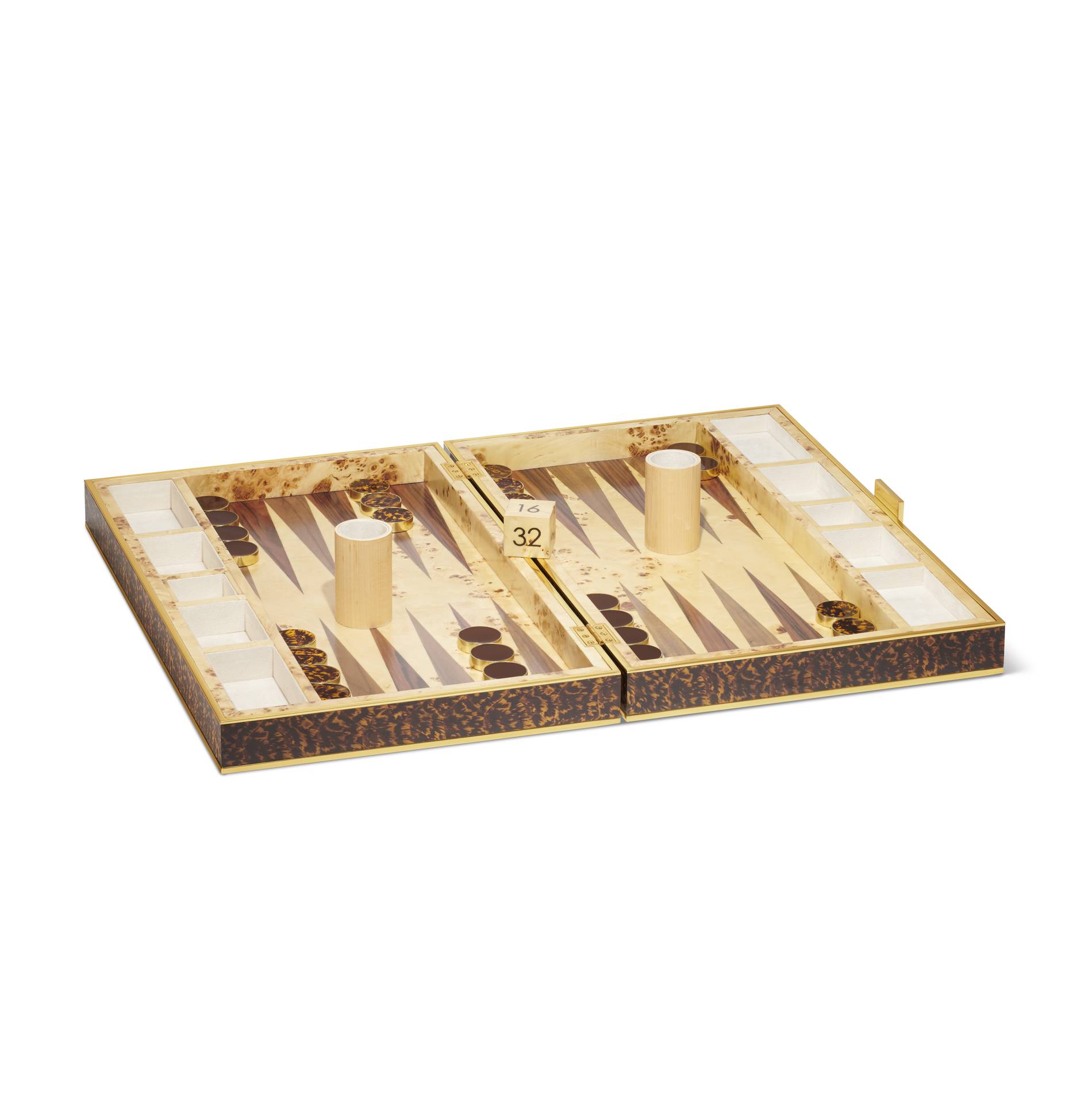 AERIN Tortoise Backgammon Set