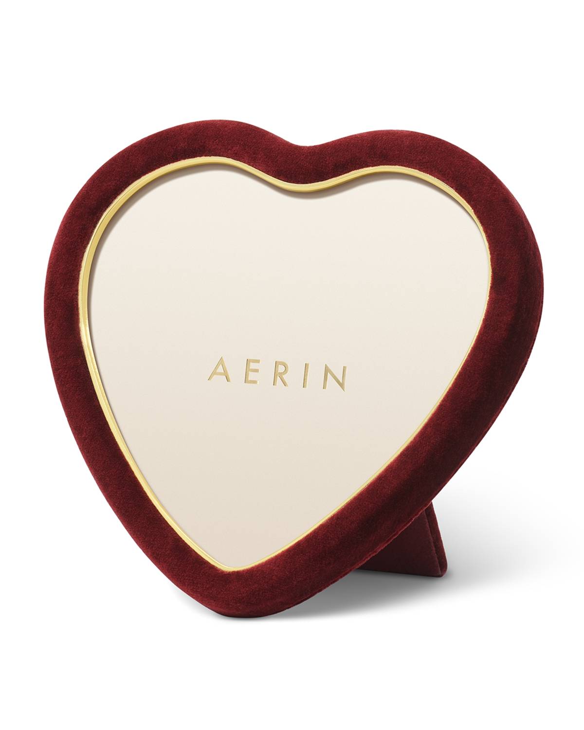 AERIN red velvet heart Picture Frame