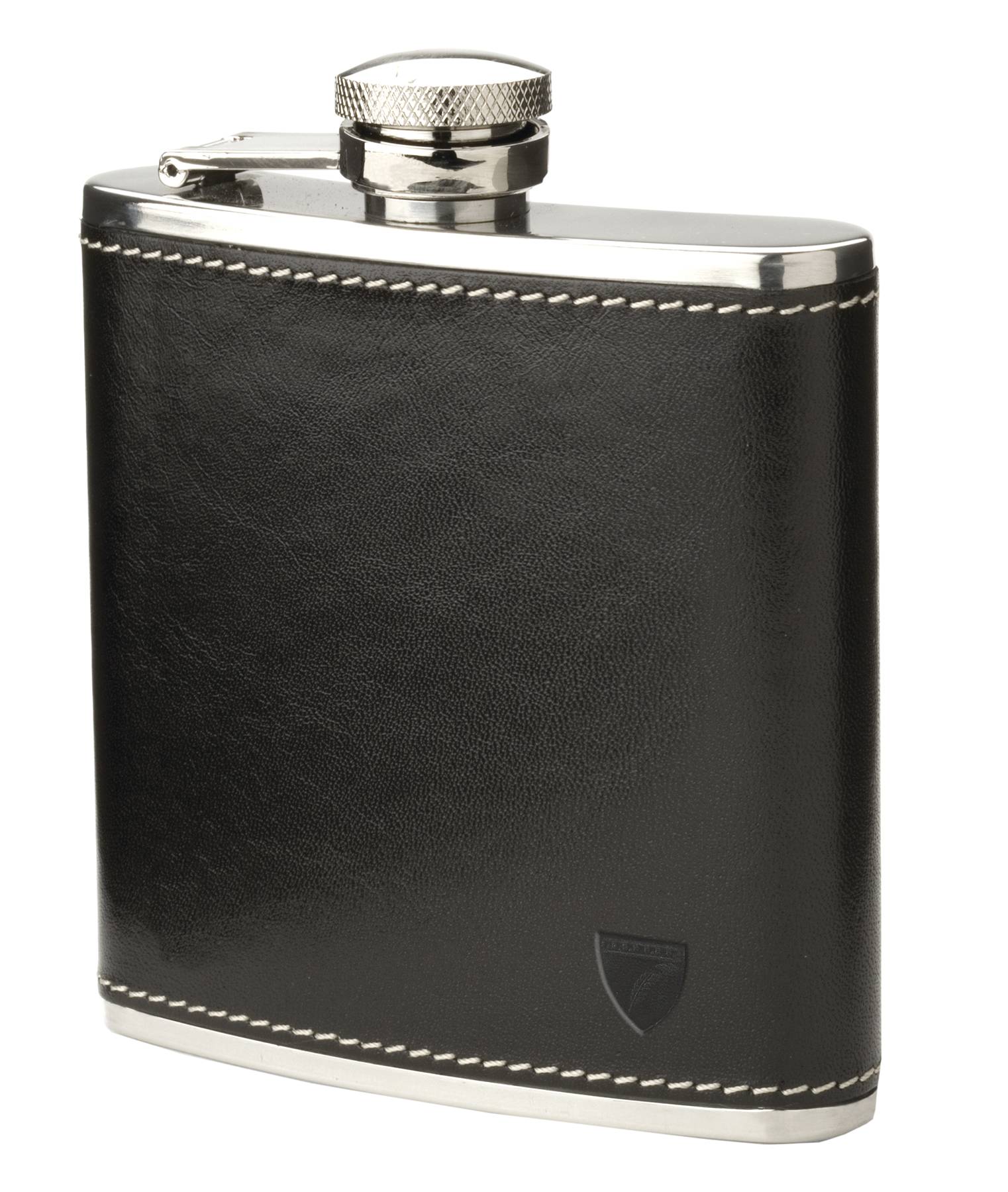 Aspinal of London leather hip flask