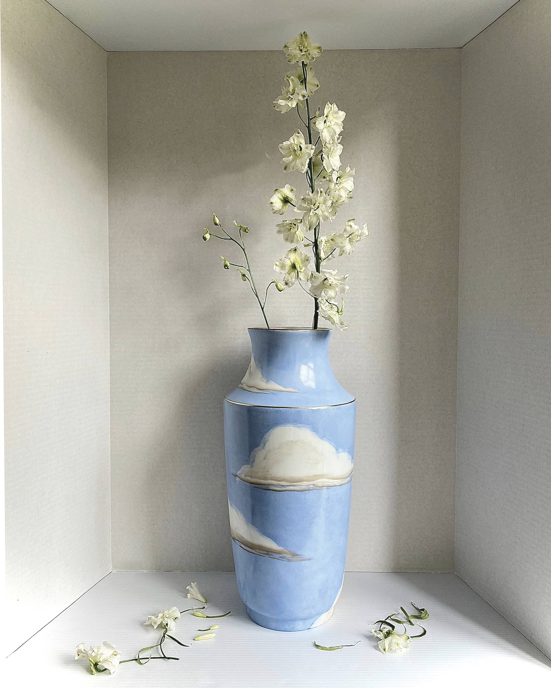 Ciels Bleus Athena vase collaboration collection