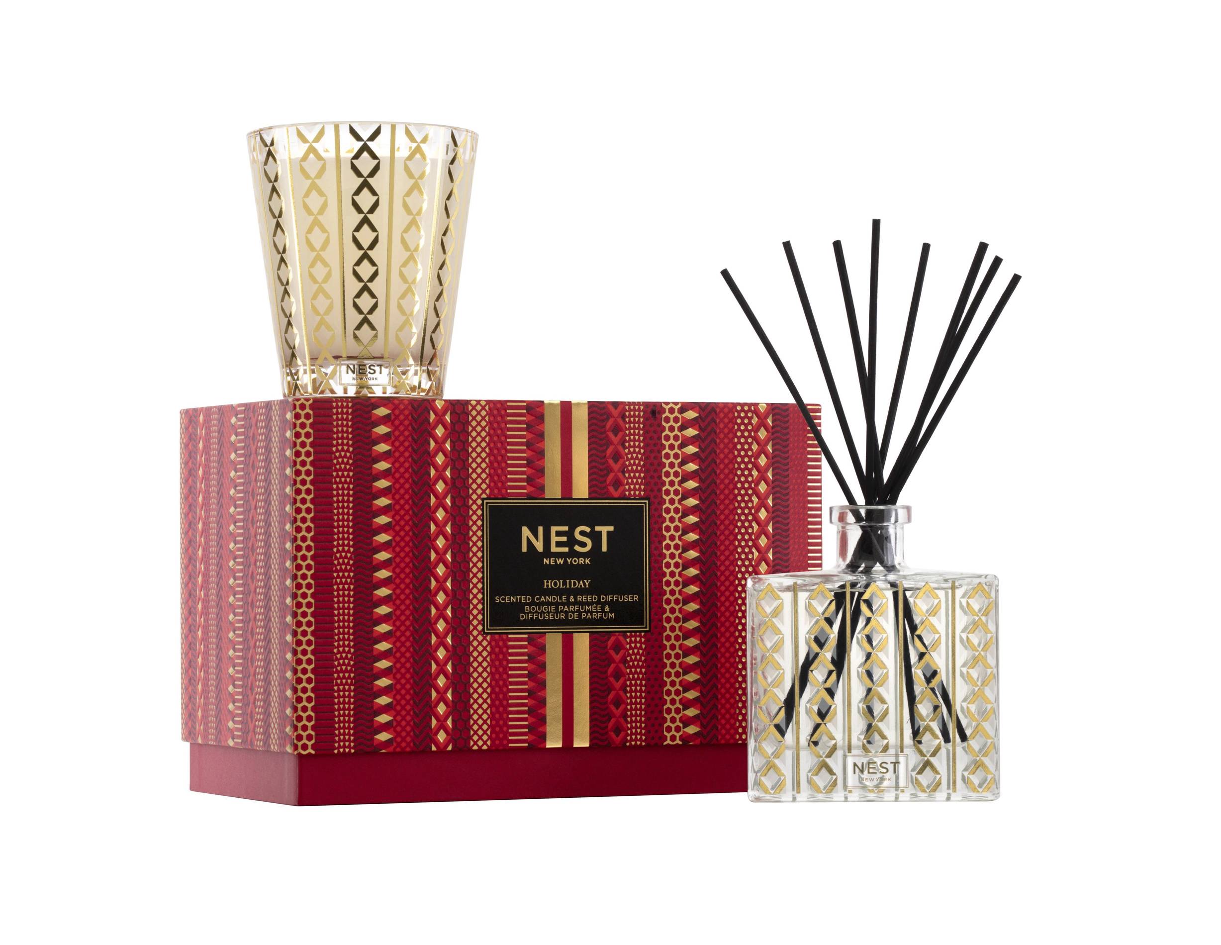 NEST Holiday Candle Diffuser Set