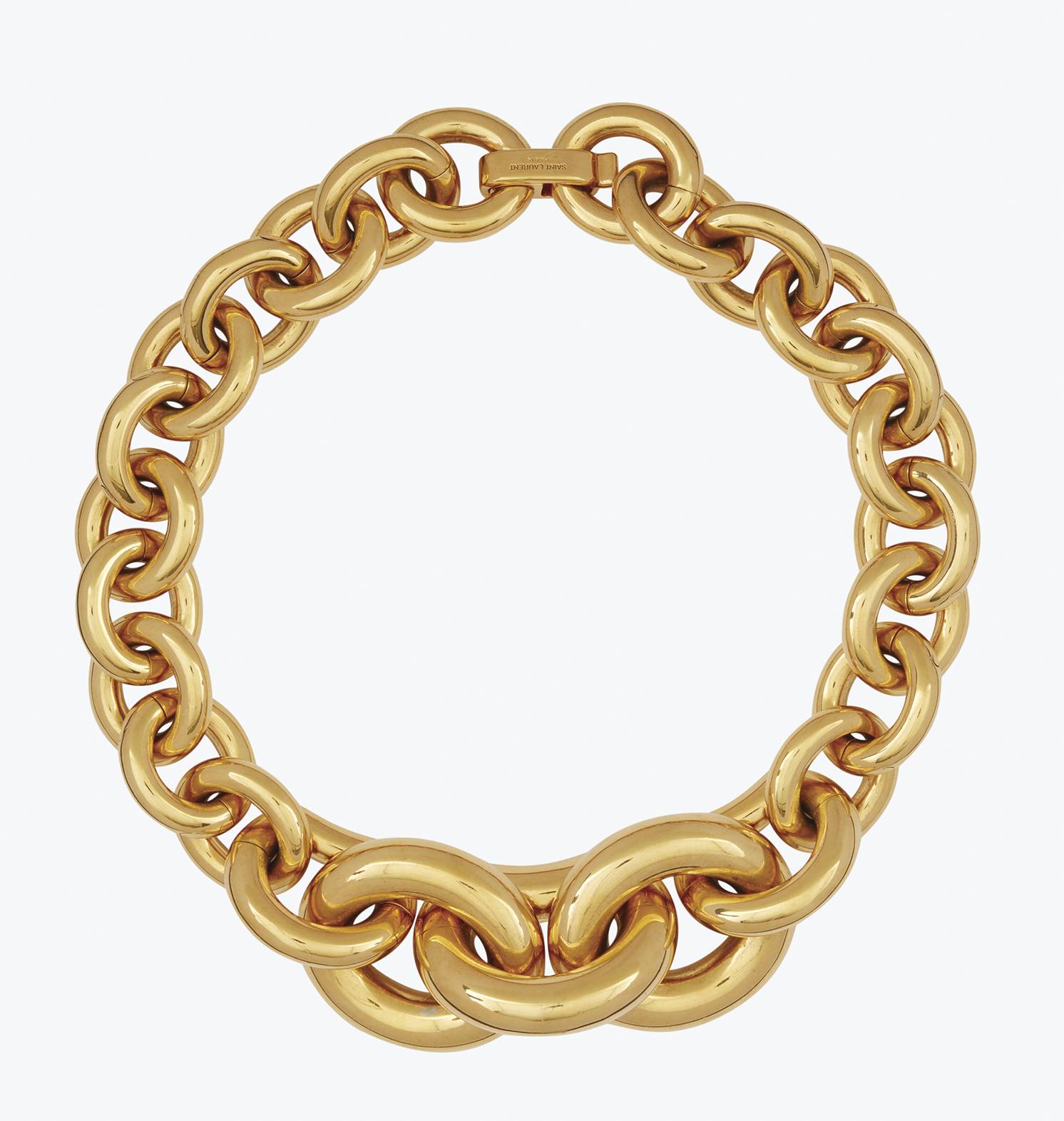 saint Laurent chain necklace 