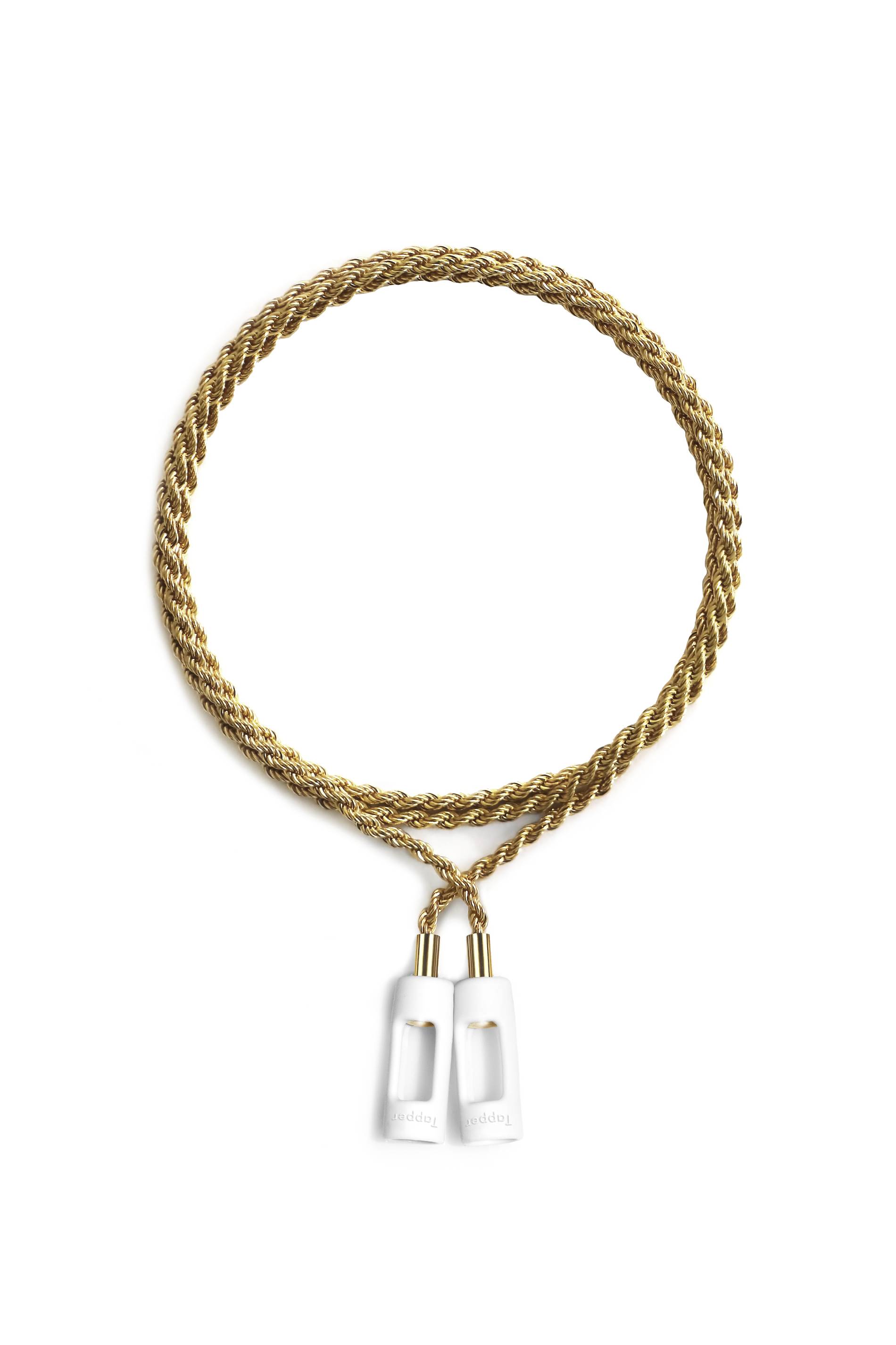 Tapper Gold Rope Chain for Earbuds