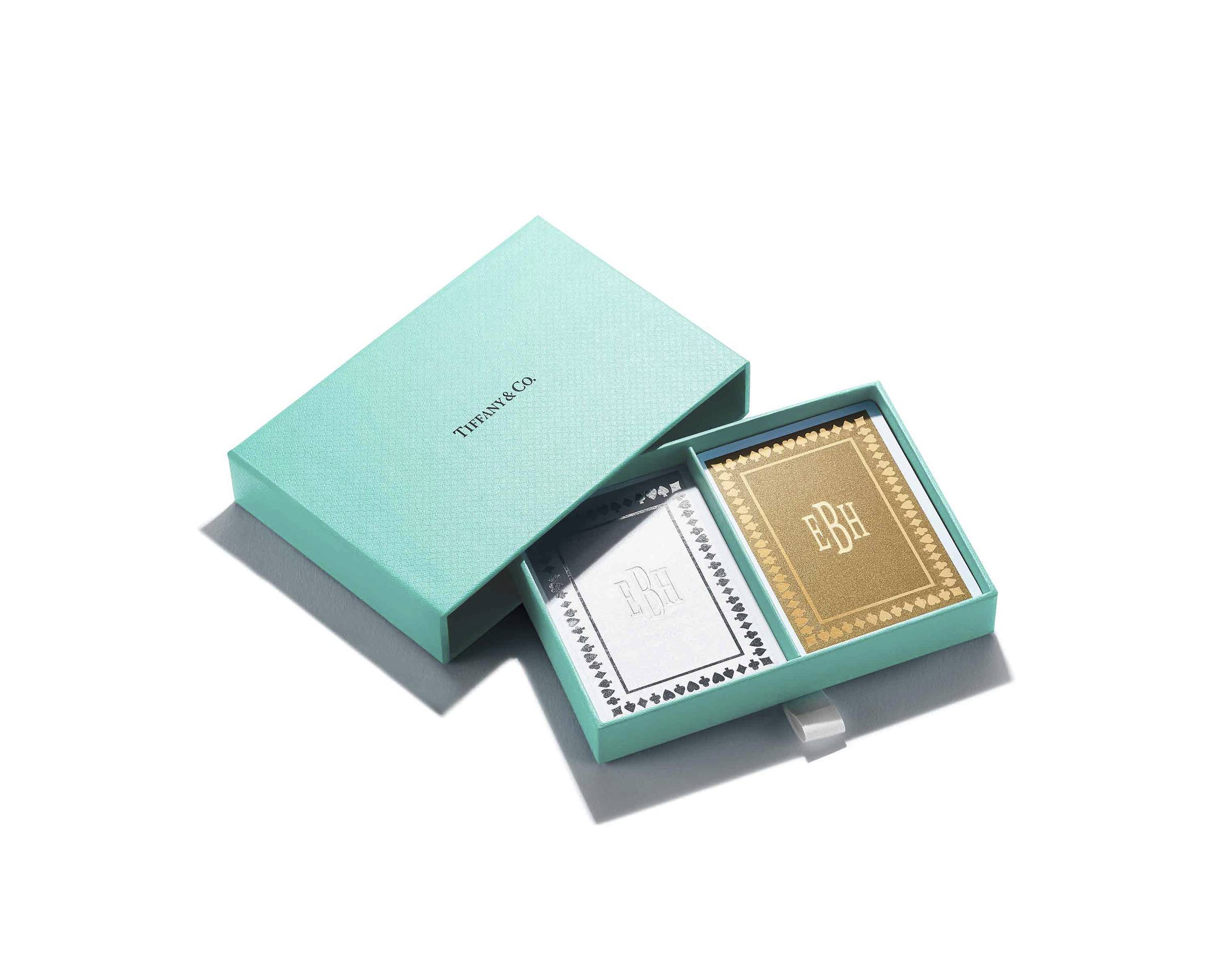 Tiffany and Company Metallic Playing Cards