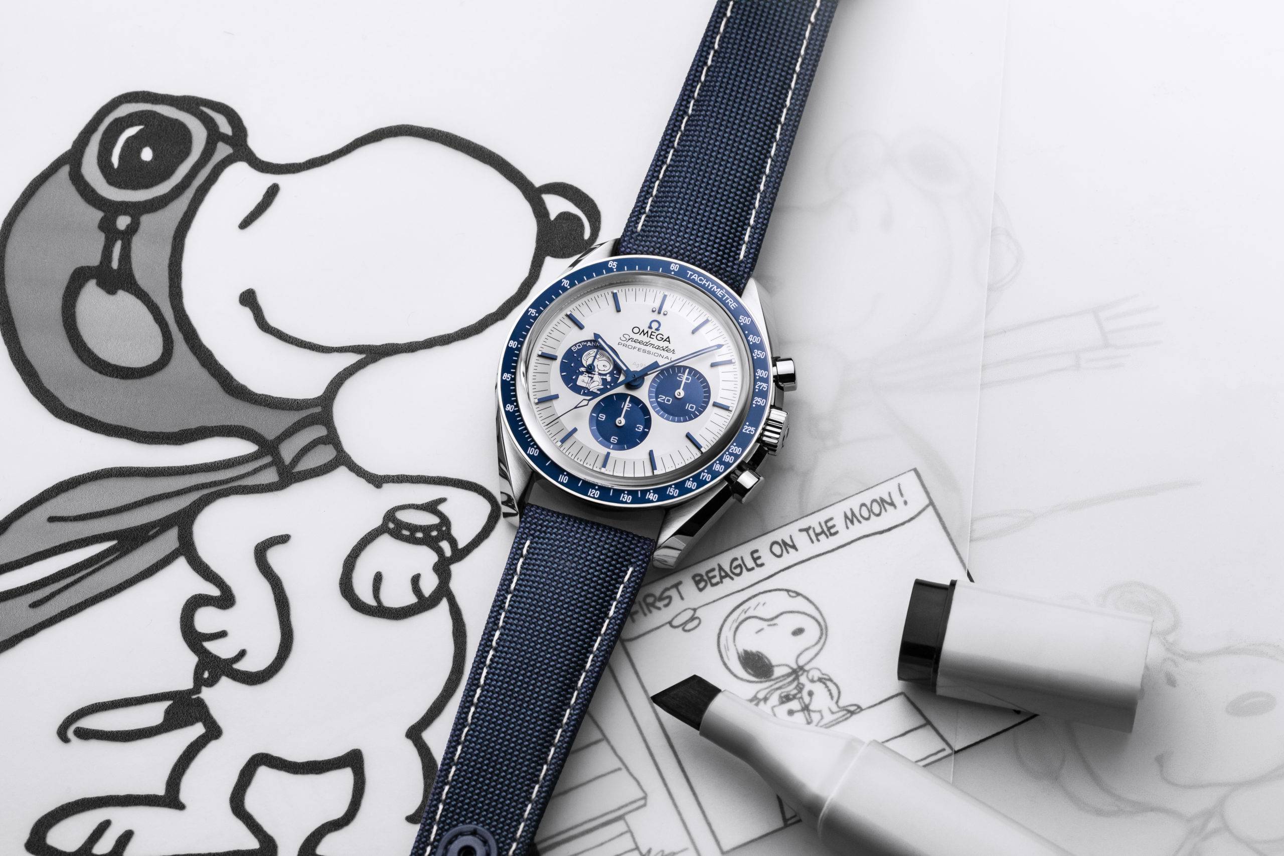 Omega Snoopy 50th Anniversary Watch